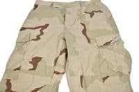 US Army Desert Tri Colour Camo Combat Cargo Trousers